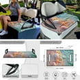thumbnail image 3 of Jeiento 4 PCS Golf Cart Seat Cover with Golf Cart Steering Wheel Cover and 2PCS Golf Cart Flags Sea Stars Shells Steering Wheel Cover Decorations Golf Cart Seat Cushions Cover Club Car Flag, 3 of 5