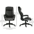 thumbnail image 3 of Vinsetto Chaise de Bureau Exécutive avec Massage, Inclinaison, Chaise de Bureau, Brun, 3 of 10