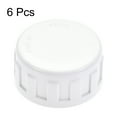 thumbnail image 3 of G Pipe Fitting Cap, Female Thread Hose Connector, for Garden and Outdoor Water Pipes End, 6Pcs, White 1PT, 3 of 5