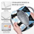 thumbnail image 3 of Easygdp Christmas Gnome Snowflake Bolsa de Almuerzo Insulada Grande, Forro de Aluminio, Diseño Espacioso, a Prueba de Fugas, Ideal para Trabajo, Picnics, Viajes y Actividades al Aire Libre, 3 of 6