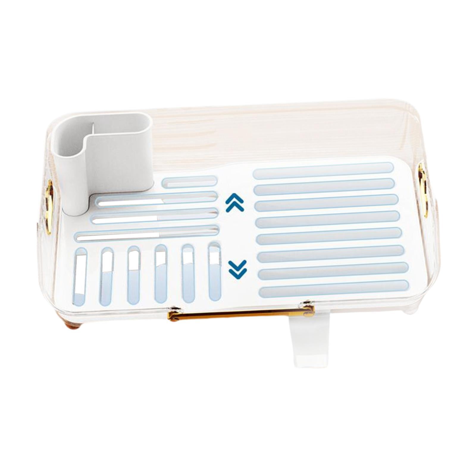 Fiocias Dish Drying Rack, Dish Rack, Space Saving, Kitchen Storage Rack, Dish Holder for