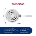 thumbnail image 2 of HIC Heat Diffuser Reducer Flame Guard Simmer Plate, 8.25-Inches, 2 of 7