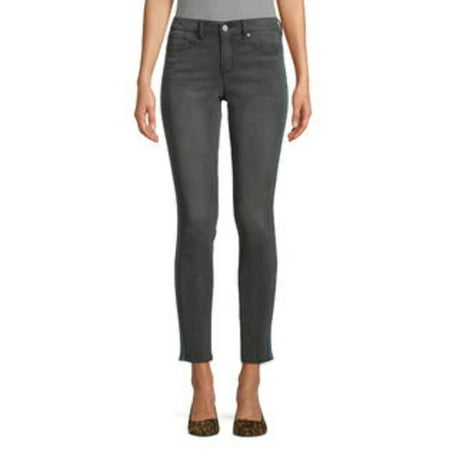 Scoop Women’s Ankle Skinny Jeans with Velvet Stripe