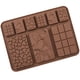 thumbnail image 2 of Juego de 5 moldes de chocolate de silicona para barra de chocolate, proteínas caseras y barras energéticas, 2 of 3