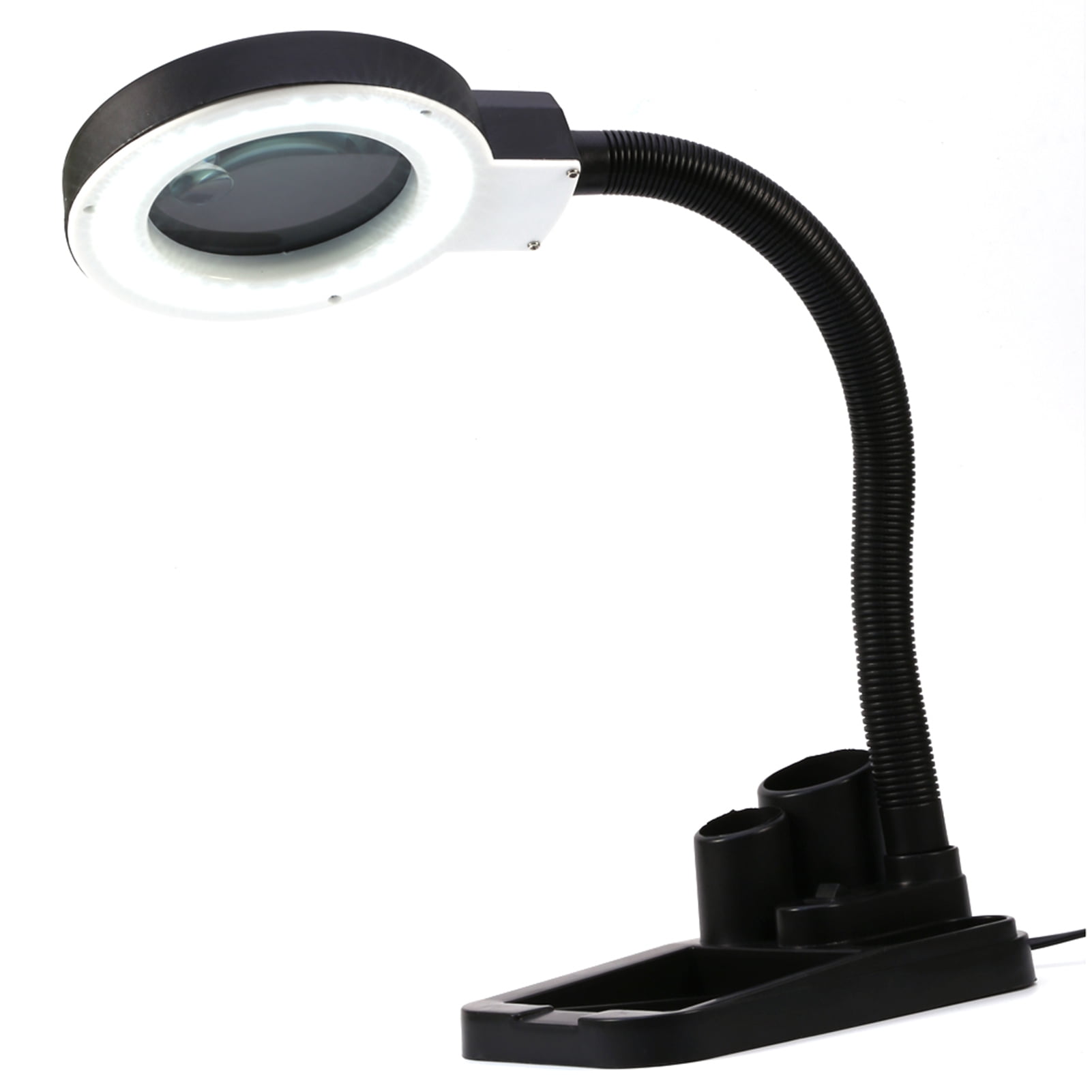 Household Organizer Magnifying 40 LED Illuminated Lighting 5X 10X Stand Magnifier & Desk Lamp