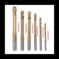 thumbnail image 3 of Juego de de de Titanio de 6 Piezas, PerforacióN de Orificio de Broca Dentada HSS, Kit de de para Metales de Carpintero de 3-8 Mm, 3 of 6