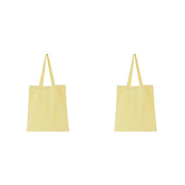 maskred Sac Fourre-Tout Grande Capacité Compagnon de Courses Fiable Robuste et Durable Jaune Clair 2Set