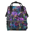 thumbnail image 1 of Disketp Starry Night Iris Field Mochila de Pañales de Gran Capacidad con Múltiples Bolsillos, Mochila de Viaje Multifuncional para Bebé, Unisex, Moderna y Resistente, 1 of 6