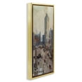 thumbnail image 4 of Stupell Industries Classic Cooper Cityscape Scenic & Cityscapes Painting Gold Floater Framed Canvas Art Print Wall Art, 14 x 31, 4 of 10