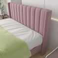 thumbnail image 4 of Zanmintaobo Upholstered Platform Bed Frame with Tufted Wingback, Twin Size, Pink, 4 of 8