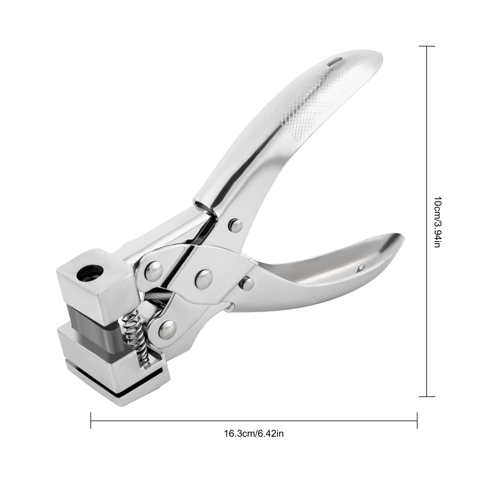 T Slot Shape Hole Punch Steel Handheld Hanger Airplane Hole Punch Butterfly T-Hook Clamp Pliers Cutter ID Punching Plastic Cardboard Badge Label for DIY Handmade Crafts Utensils (T Hole Punch)