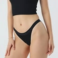 thumbnail image 6 of Valcatch 3 Pack Women's Seamless Bonded Stretch Thong Underwear,  Bikini Panties Low Rise Brief, 6 of 7
