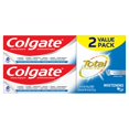 thumbnail image 1 of Pasta de dientes Colgate Total Whitening Gel 140 ml (paquete de 2), 1 of 9
