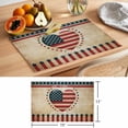 thumbnail image 6 of Independence Day Placemats Set of 2, U.S. Flag Themed Retro Love Heart God Bless America Non-Slip Place Mats Washable Table Mats for Kitchen Dining Table Decorations Indoor/Outdoor, 6 of 9