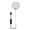 White, variant on Soumake Led Aquarium Light 360 Degree Adjustable Simple Operation Waterproof Universal Tube Clip Fish Tanks Lamp Practical