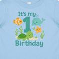 thumbnail image 4 of Inktastic First Birthday Sea Creatures Celebration Boys or Girls Baby T-Shirt, 4 of 5