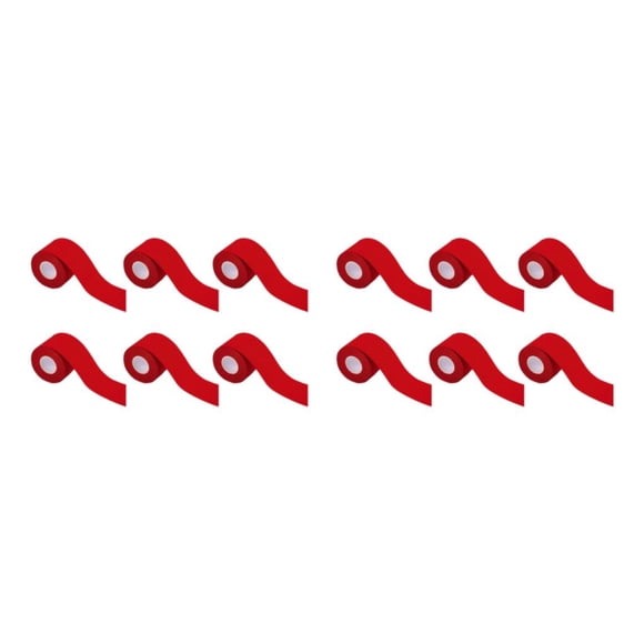 Yuarrent Cinta elegante de 6 rollos para recuperación atlética y parche muscular de protección de tobillos de amplia aplicación rojo 3,8 cm rojo 3.8 cm * 5m 2Conjunto