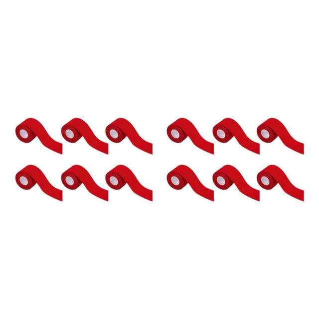 Yuarrent Cinta elegante de 6 rollos para recuperación atlética y parche muscular de protección de tobillos de amplia aplicación rojo 3,8 cm rojo 3.8 cm * 5m 2Conjunto