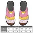 thumbnail image 5 of IAUYY Memory Foam House Slippers Suitable for Both Men and Women. Comfortable, Anti-Slip Plush Flat-Bottomed Slippers The Best Holiday Gift Two Doughnuts, 5 of 9