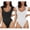 Black White, variant on SOMER Women Bodysuit 2 Piece Slim-Fit V-Neck Sleeveless Sexy Casual Jumpsuits Black White