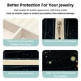 thumbnail image 3 of Constellation Travel Portable Square Storage Box with Earring Holder, Necklace Organizer, and Travel Organizer for Rings, Earrings, Necklaces, Bracelets, and More - Ideal for Girls and Women, 3 of 6