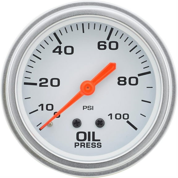 Mechanical Oil Pressure Gauge, 2-5/8 Inch