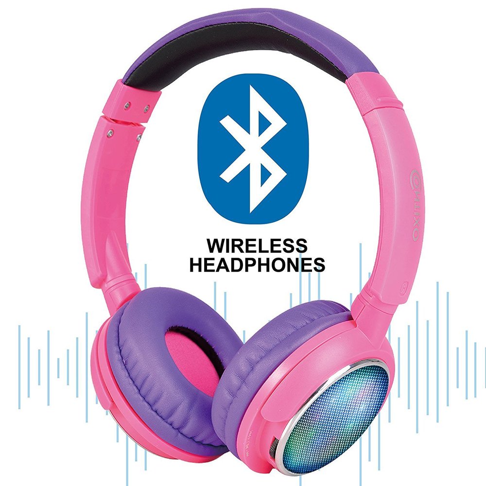 Contixo Kid Safe Over the Ear Foldable Wireless Bluetooth Headphones