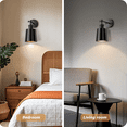 thumbnail image 3 of 2 Pack Wall Lights 18 Colors Wall Lamps Battery Operated Wall Sconces with Timer and Remote Control, 3 of 11