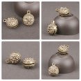thumbnail image 2 of 3pcs Brass Bell Pendants Retro DIY Bell Ornaments Animal Embossment Pendants, 2 of 6