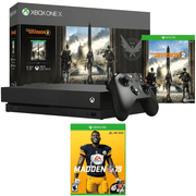 Microsoft Xbox One X 1 TB Console Bundle with Tom Clancy's The Division 2 and Madden NFL 19