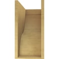 thumbnail image 4 of 10"W x 20"D x 20"H Classic Garner Rough Cedar Woodgrain TimberThane Corbel, Primed Tan, 4 of 6