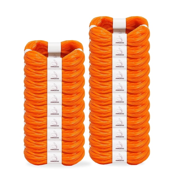 Pack of 20 - Diaper Pail Refill Bags Compatible with Diaper Genie Square Pails Diaper Pails Refills and Jumbo Refills (Orange)