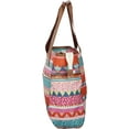 thumbnail image 3 of Lily Bloom Women's Recycled Fabric Floral Satchel Handbag, Multi-Color, 3 of 4