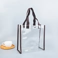 thumbnail image 2 of XINXIAOO Clear Tote Bag, Fashionable Shoulder Handbag for Beach, Shopping, Gym & Travel, 2 of 3