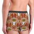 thumbnail image 5 of Balery Cow Skull Men's Boxer Briefs, Soft and Breathable Cotton Underwear with nylon Waistband-Medium, 5 of 9