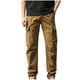 thumbnail image 2 of Pantalones largos para hombre, cintura elástica, transpirables, cómodos, suaves, informales, de playa, de poliéster, 2 of 4