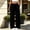Black, variant on Women Solid Color Pants Baeitkot Women Solid Color Winter Fashion Elastic Waistband Elastic Waistband Long Length Warm Pit Stripe Brushed Pants Khaki L