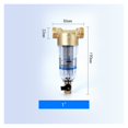 thumbnail image 1 of 40m High-efficiency Filtration Pre-filter Tap Water Household Whole House Central 3T Large Flow Pipe Backwashing Brass Filter, 1 of 7