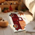thumbnail image 4 of Seasonal Pumpkin Bath Rug Non Slip Microfiber for Thanksgiving Celebrations, 4 of 11