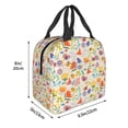 thumbnail image 3 of Pofeuu Insects In Plants Print Lunch Bag Lunch Box Insulated Lunch Bag Adult Lunch Box for Men and Women, 3 of 8