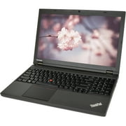 Refurbished Lenovo ThinkPad T540P 15.6" Laptop, Windows 10 Pro, Intel Core i5-4300M Processor, 8GB RAM, 500GB Hard Drive