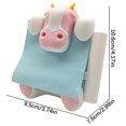 thumbnail image 3 of Fiudx Ofertas de la semana Nuevo Decoración navideña, contenedor de notas de vaca para escritorio, dispensador de notas, 3 of 3