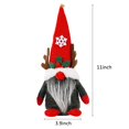 thumbnail image 2 of Christmas Gnome Decoration Tabletop Decoration Christmas Elf Decoration Indoor Christmas Decoration Plush Collectible Figurines, 2 of 3
