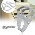 thumbnail image 4 of Fyydes Charnière de Tiroir à Chaussures, 2 Pcs Charnières de Tiroir à Chaussures en Acier Inoxydable, Raccords de Remplacement pour Armoire à Chaussures, 4 of 8