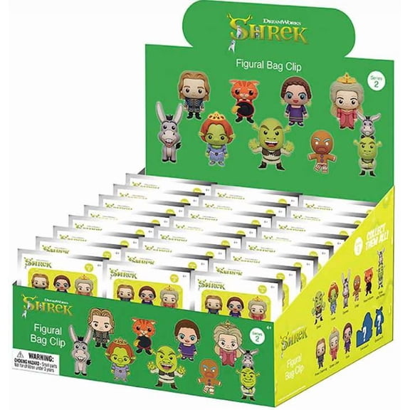 Plush Keyring Sherk Series 1 Mystery Box (24 Packs)