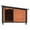 L-Gold, variant on Pefilos 41.5" Width Wooden Dog Houses for Small Medium Large Dogs Outdoor Weatherproof Dog Kennel with Raised Feet, Red