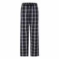 thumbnail image 6 of GLOBAL Men's Cotton Yarn Pajamas Pants- Plaid Pajama Pants for Men with Pockets-Lounge & Sleep PJ Bottoms, 2-Pack, 6 of 8