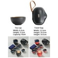 thumbnail image 4 of Tea Travel Tea Set High Grade Chinese Kung Fu TeaSet Ceramic Portable Teapot Porcelain Teaset Gaiwan Tea Cups Of Tea Ceremony, 4 of 9