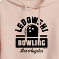 thumbnail image 3 of The Big Lebowski - Lebowski Bowling Los Angeles - Juniors Cropped Pullover Hoodie, 3 of 5