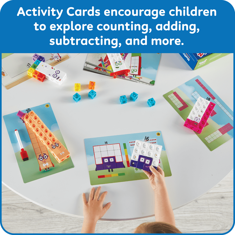 Hand2Mind MathLink Cubes Numberblocks 11-20 Activity Set